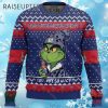 Grinch Pabst Blue Ribbon Makes Me Happy Ugly Christmas Sweater 4 4