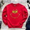 Grinch Smile Sweatshirt Grinchmas Sweatshirt Xmas Gift Hoodie Grinch Christmas Sweatshirt Funny Christmas Hoodie Family Movie Hoodie 5