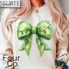 Grinchmas Bow Sweatshirt Coquette Grinchmas Sweatshirt 1