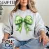 Grinchmas Bow Sweatshirt Coquette Grinchmas Sweatshirt 3