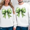 Grinchmas Coquette Bow Sweatshirt Womens Christmas Sweatshirt Grinchmas Sweatshirt Funny Holiday Hoodie Winter Sweatshirt Xmas Sweater 4