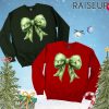 Grinchmas Coquette Bow Sweatshirt Womens Christmas Sweatshirt Grinchmas Sweatshirt Funny Holiday Hoodie Winter Sweatshirt Xmas Sweater 7