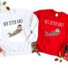 His And Her Otter Half SweatshirtChristmas Couples SweatshirtChristmas Gift For CouplesHis And Her Christmas SweatshirtXmas Couples Gift 1