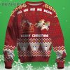 Ho Ho Ho Ugly Christmas Sweater Santa Unicorn 3 3