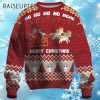 Ho Ho Ho Ugly Christmas Sweater Santa Unicorn 4 4