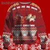 Ho Ho Ho Ugly Christmas Sweater Santa Unicorn 5 5