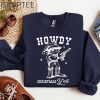 Howdy Christmas Yall Sweatshirt Western Christmas Sweatshirt Cowboy Xmas Gift Holiday Season Sweater Country Christmas Gift Cowgirl Tee 3