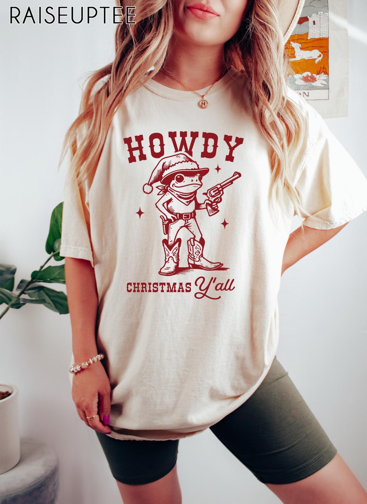 Howdy Christmas Yall Sweatshirt Western Christmas Sweatshirt Cowboy Xmas Gift Holiday Season Sweater Country Christmas Gift Cowgirl Tee 4 scaled