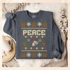 I Come In Peace Ugly Christmas Sweater Matching Couples Ugly Christmas Sweaters Funny3