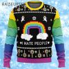 I Hate People Unicorn Ugly Christmas Sweater 1 1