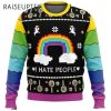 I Hate People Unicorn Ugly Christmas Sweater 2 2