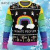 I Hate People Unicorn Ugly Christmas Sweater 4 4