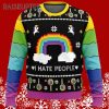 I Hate People Unicorn Ugly Christmas Sweater 5 5