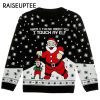 I Touch My Elf Funny Ugly Christmas Sweater result 2 2