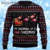 Im Dreaming Of A Pink Flamingo Ugly Christmas Sweater 1 1