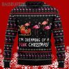 Im Dreaming Of A Pink Flamingo Ugly Christmas Sweater 5 5