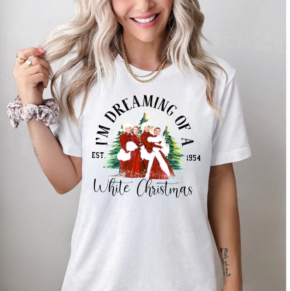 Im dreaming of a white christmas sweatshirts christmas white movie 1954 shirts christmas movie sweatshirts christmas songsweatshirts 4