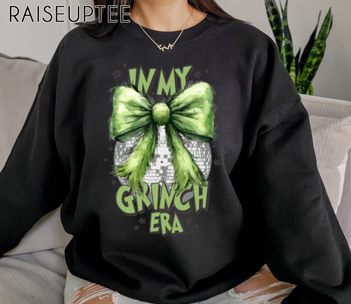 In My Grinch Era Sweatshirt Funny Grinch Sweatshirt Christmas Party Sweatshirt Grinchmas Sweatshirt Grinch Lovers Shirt AKR365 1