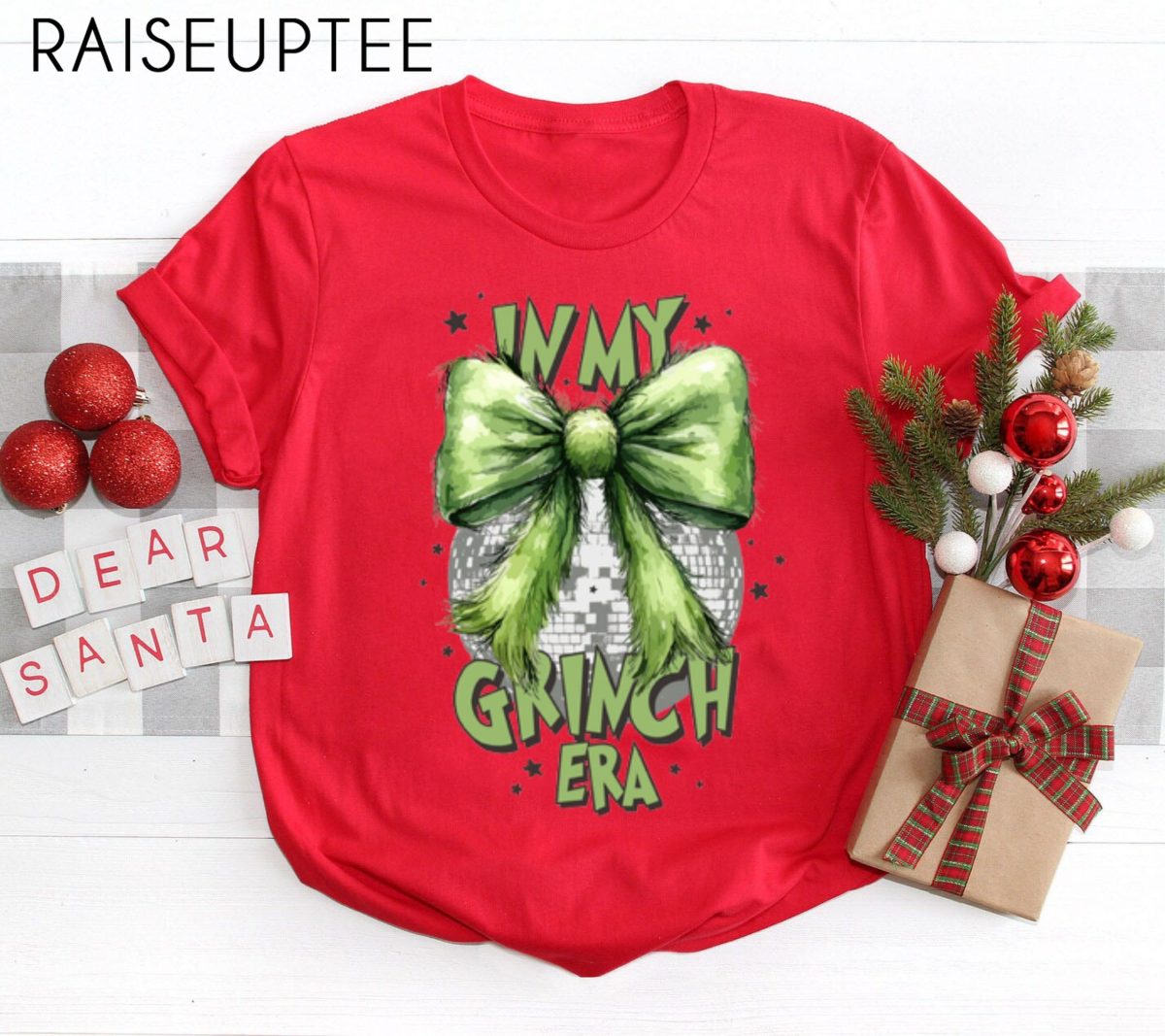 In My Grinch Era Sweatshirt Funny Grinch Sweatshirt Christmas Party Sweatshirt Grinchmas Sweatshirt Grinch Lovers Shirt AKR365 5