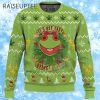 ItS Not Easy Being Green 420 Frog Christmas Ugly Sweater Frog Lover Christmas Sweater 1 1