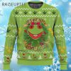 ItS Not Easy Being Green 420 Frog Christmas Ugly Sweater Frog Lover Christmas Sweater 4 4