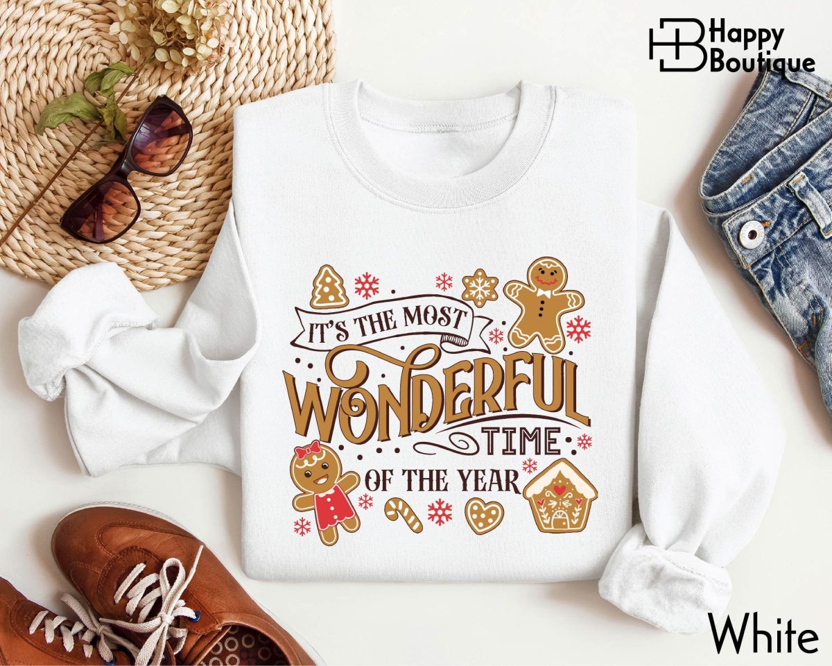 Its The Most Wonderful Time Of The Year Sweatshirt Cute Gingerbread Tee Christmas Family Shirt Family Holiday Shirt Xmas Gingerbread 3