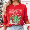 Its The Most Wonderful Time Of The Years Star Wars Characters Group Christmas Tree Shirt Galaxy Wars Christmas Shirt Baby Yoda Shirts 2