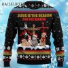 Jesus Is The Reason For The Season Cat Ugly Christmas Sweater 4 4