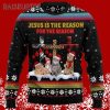 Jesus Is The Reason For The Season Cat Ugly Christmas Sweater 5 5