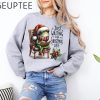 Just Waiting for Christmas Sweatshirt Christmas Frog Sweater Funny Christmas Shirt Christmas Santa Crewneck 5