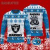 Just Win Baby Las Vegas Raiders Ugly Christmas Sweater 5 5