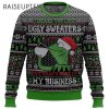 Kermit Frog None of my Business Christmas Ugly Sweater 2 2