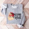 Kids Ugly Christmas Sweater Funny Nothing For You Whore Sweatshirt Santa Claus Sweatshirt2