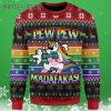 LGBT Pew Pew Madafakas Unicorn Ugly Christmas Sweater 3 3