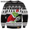 Las Vegas Raiders Grinch Football Best Ugly Christmas Sweaters 2024 2 2