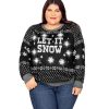 Let It Snow Ugly Christmas Plus Size Sweaters