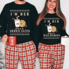 Matching Christmas Couple Sweaters Funny, Holiday Couples Sweatshirt, Couple Ugly Christmas Sweaters