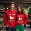 Matching Christmas Couple Sweaters Funny Holiday Couples Sweatshirt Couple Ugly Christmas Sweaters2