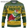 Mens Green Bay Packer Grinch Ugly Christmas Sweater 2 2