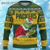 Mens Green Bay Packer Grinch Ugly Christmas Sweater 4 4