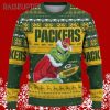 Mens Green Bay Packer Grinch Ugly Christmas Sweater 5 5