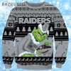 Mens Raiders Ugly Sweater with Grinch Raiseuptee