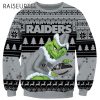 Mens Raiders Ugly Sweater With Grinch Raiseuptee 2 2