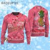 Merry Christmas Pink Flamingo Ugly Christmas Sweater 1 1