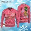 Merry Christmas Pink Flamingo Ugly Christmas Sweater 4 4