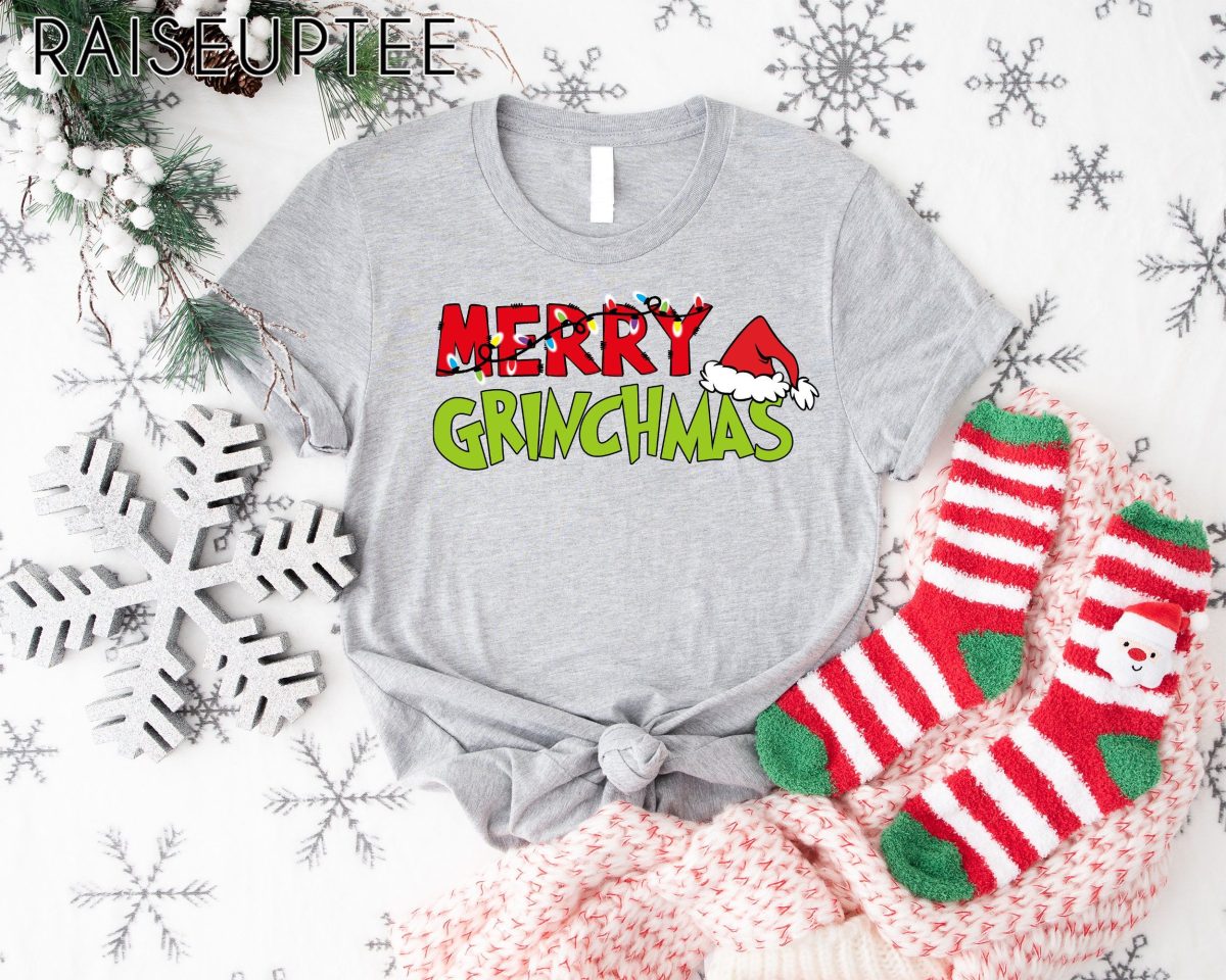 Merry Grinchmas Sweatshirt Grinch Holiday Shirt Funny Family Shirt Christmas Gifts Shirt Whimsical GRINCHMAS Sweater Christmas Gift Idea 2 6