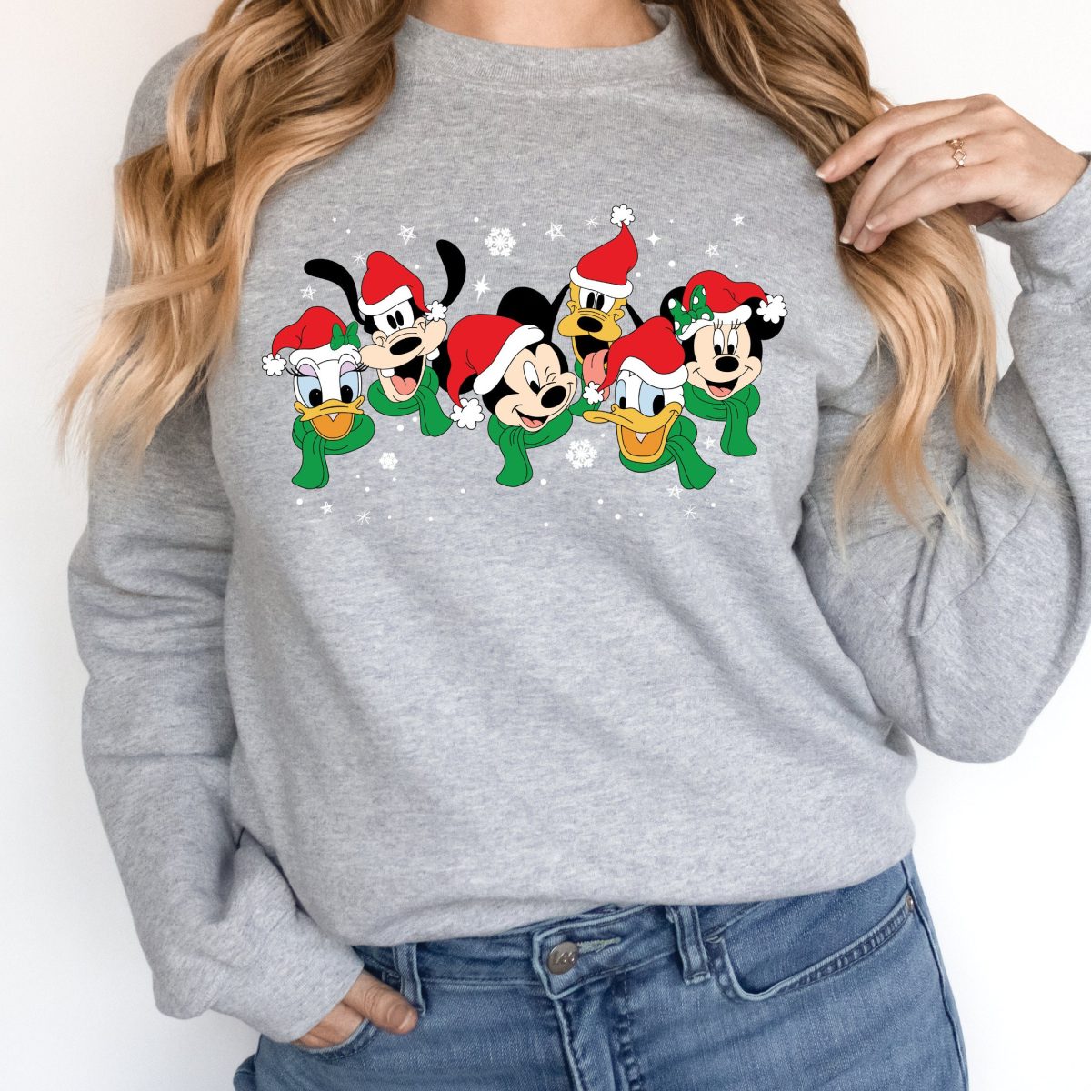 Mickey And Friend Christmas Sweatshirt Disney Christmas Sweatshirt Disneyland Christmas Hoodie Disney Family Christmas Trip Sweatshirt 2