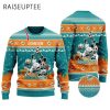 Mickey Donald Goofy Disney Miami Dolphins Ugly Sweater 2 2