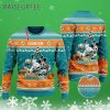 Mickey Donald Goofy Disney Miami Dolphins Ugly Sweater 3 3