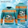 Mickey Donald Goofy Disney Miami Dolphins Ugly Sweater 4 4